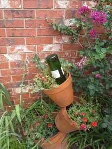 wine bottle waterer